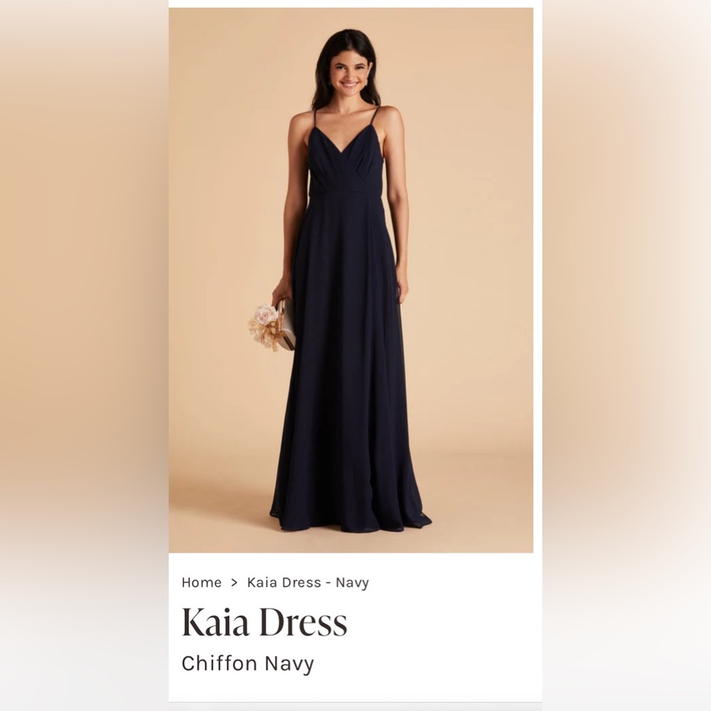 Birdy Grey Kaia L Women’s maternity formal dress-Navy blue